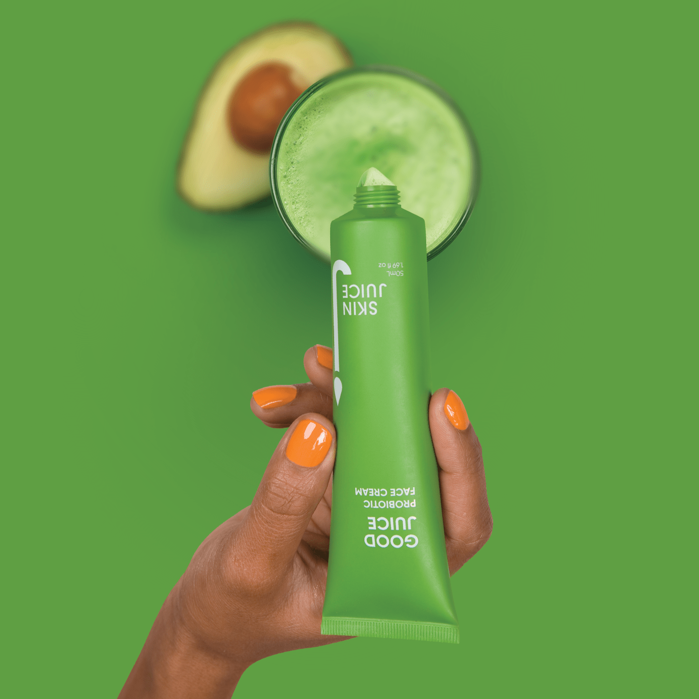 GOOD JUICE Probiotic Green Face Cream Clear Cove