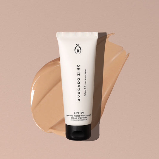 SPF 50 NATURAL TINTED MOISTURISER - LIGHT/MEDIUM