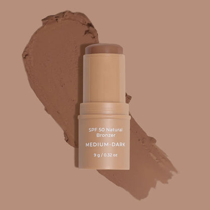 SPF 50 NATURAL BRONZER - MEDIUM/DARK