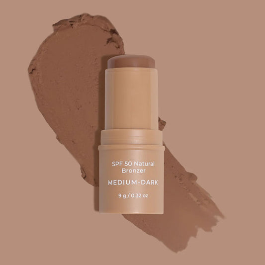 SPF 50 NATURAL BRONZER - MEDIUM/DARK