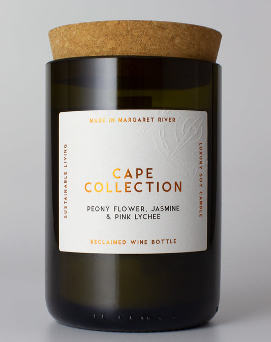 Peony Flower, Jasmine & Pink Lychee Wine Bottle
